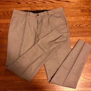 Zara Straight Leg Houndstooth Dress Pants